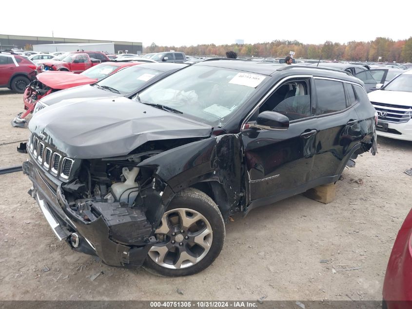 2020 Jeep Compass Limited 4X4 VIN: 3C4NJDCB4LT223804 Lot: 40751305