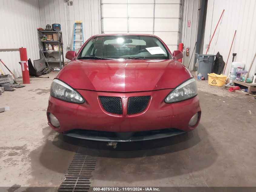 2008 Pontiac Grand Prix VIN: 2G2WP552581126954 Lot: 40751312