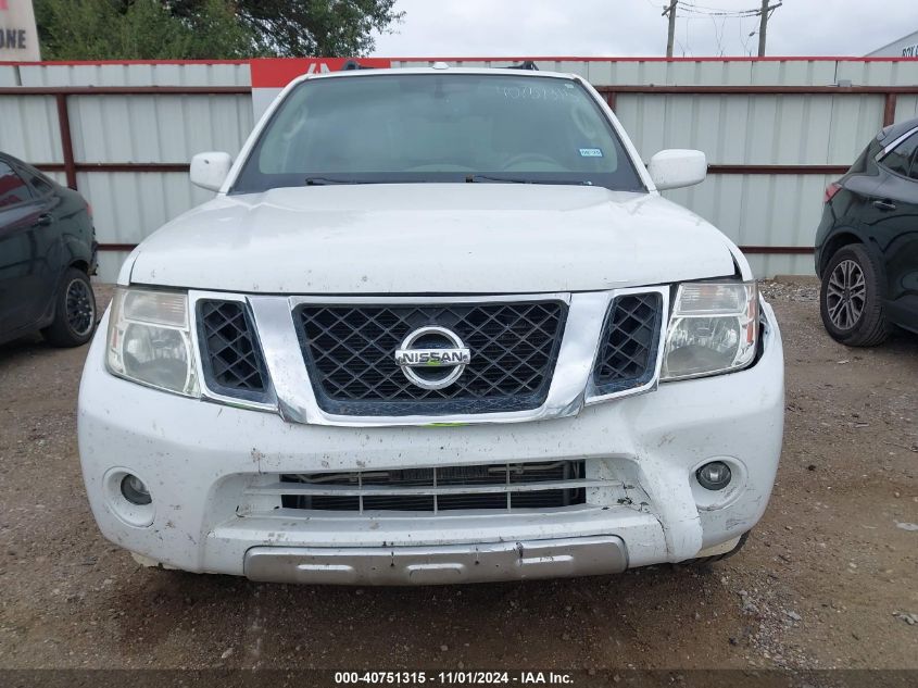 2010 Nissan Pathfinder Le VIN: 5N1AR1NBXAC614947 Lot: 40751315