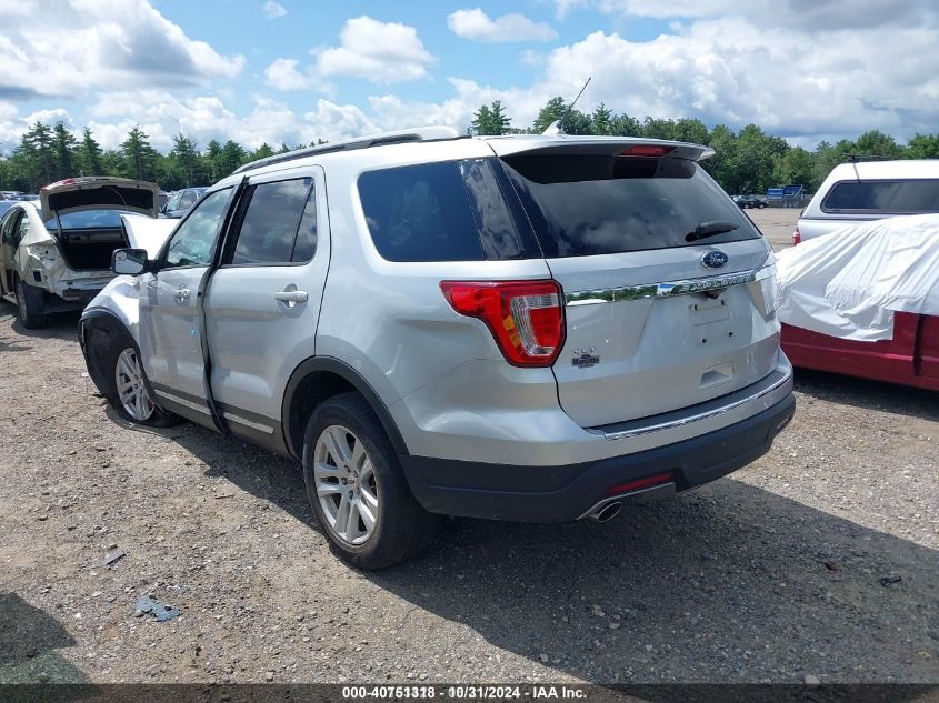 VIN 1FM5K8D82JGB37539 2018 Ford Explorer, Xlt no.3