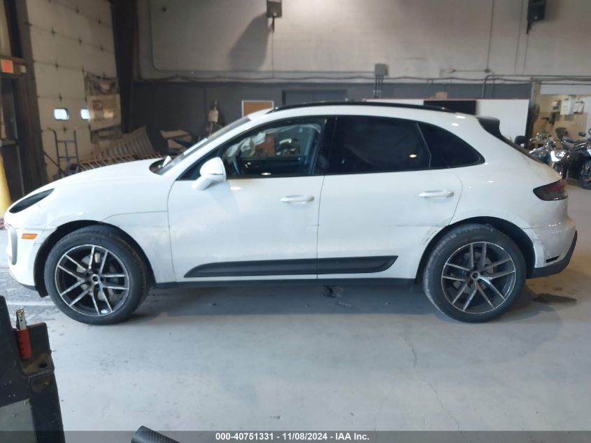 2024 Porsche Macan T VIN: WP1AA2A51RLB19466 Lot: 40751331