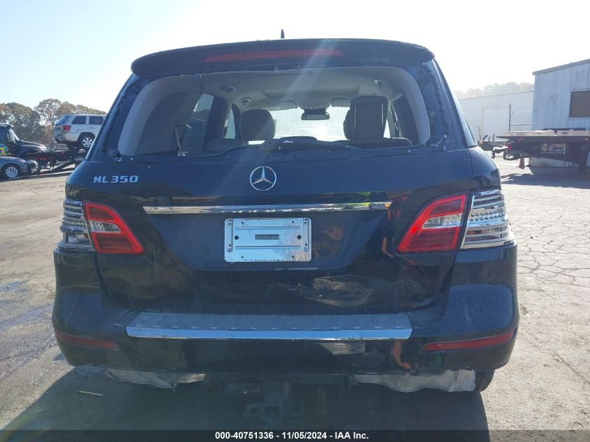 2013 Mercedes-Benz Ml 350 VIN: 4JGDA5JB4DA134131 Lot: 40751336