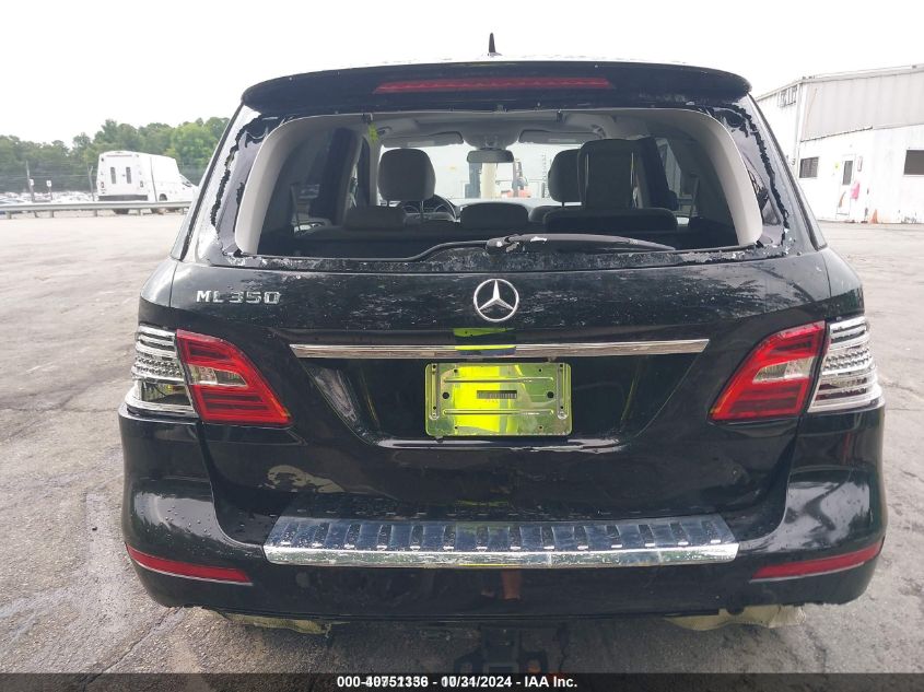 2013 Mercedes-Benz Ml 350 VIN: 4JGDA5JB4DA134131 Lot: 40751336