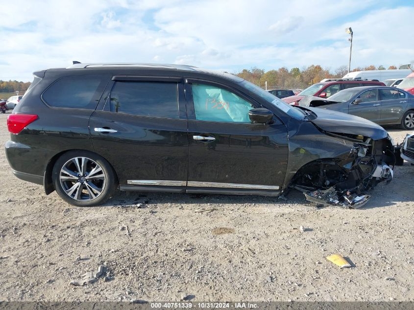 2019 Nissan Pathfinder Platinum VIN: 5N1DR2MM4KC581189 Lot: 40751339