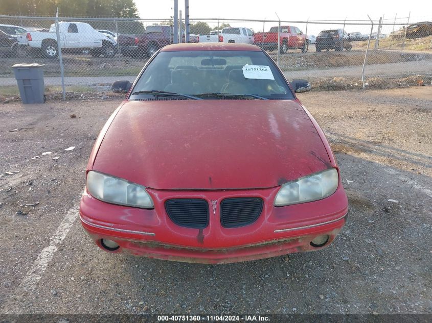 1998 Pontiac Grand Am Se VIN: 1G2NE12MXWC710029 Lot: 40751360