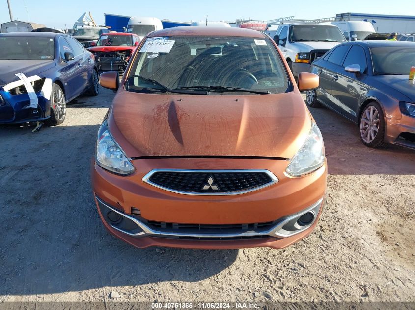 2018 Mitsubishi Mirage Es VIN: ML32A3HJ2JH011625 Lot: 40751385