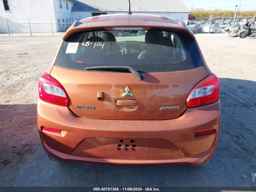 2018 Mitsubishi Mirage Es VIN: ML32A3HJ2JH011625 Lot: 40751385