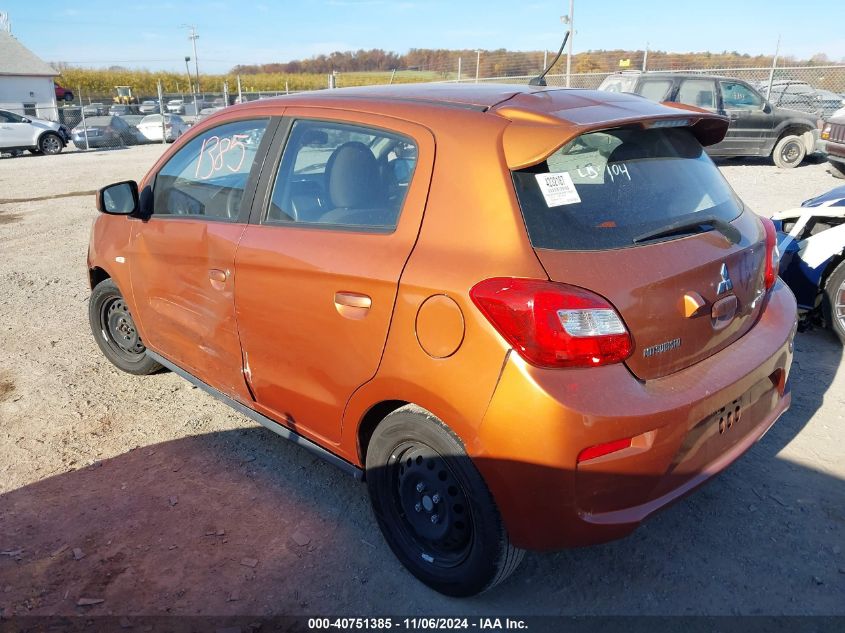 2018 Mitsubishi Mirage Es VIN: ML32A3HJ2JH011625 Lot: 40751385