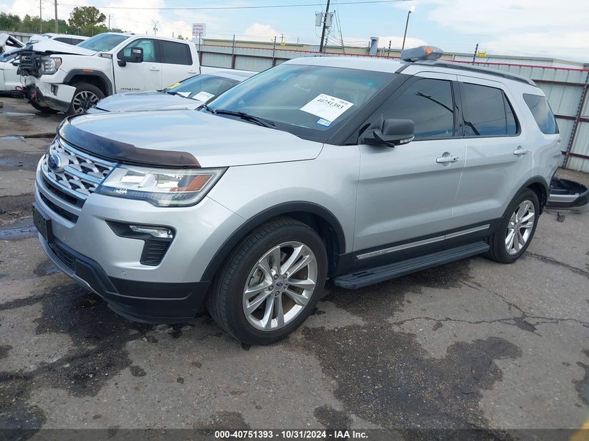 VIN 1FM5K7D83KGA39843 2019 FORD EXPLORER XLT