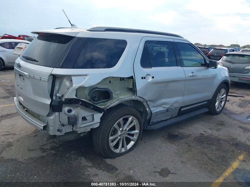 VIN 1FM5K7D83KGA39843 2019 FORD EXPLORER XLT