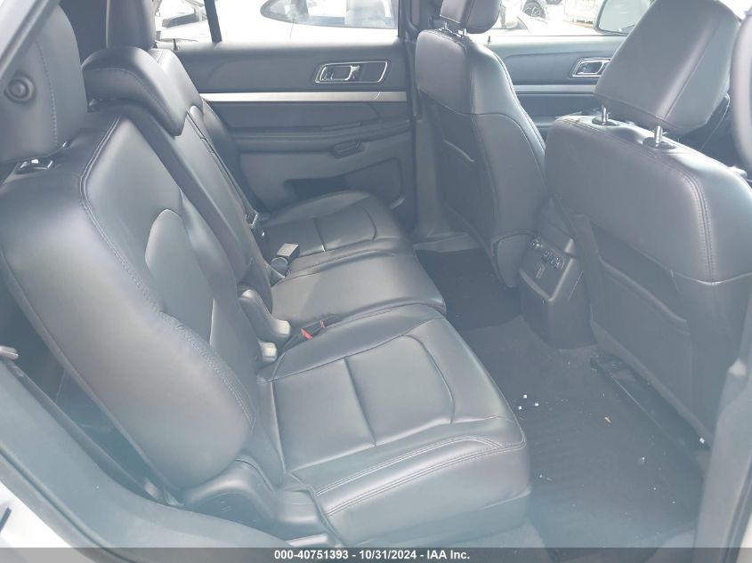 VIN 1FM5K7D83KGA39843 2019 FORD EXPLORER XLT
