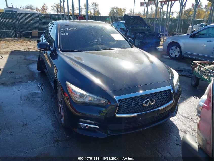 2014 Infiniti Q50 Premium VIN: JN1BV7AR9EM707603 Lot: 40751396