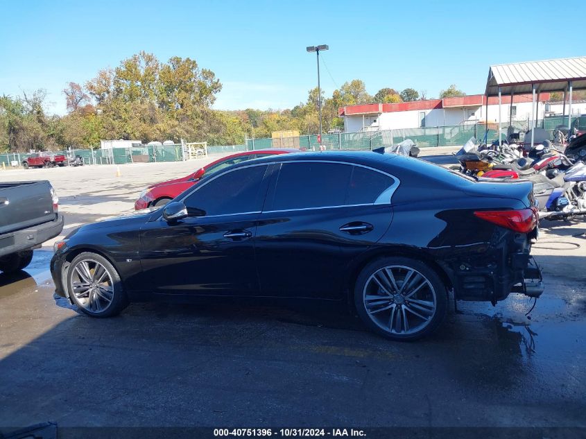 2014 Infiniti Q50 Premium VIN: JN1BV7AR9EM707603 Lot: 40751396