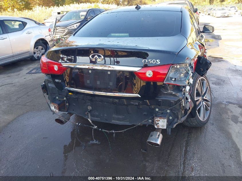 2014 Infiniti Q50 Premium VIN: JN1BV7AR9EM707603 Lot: 40751396