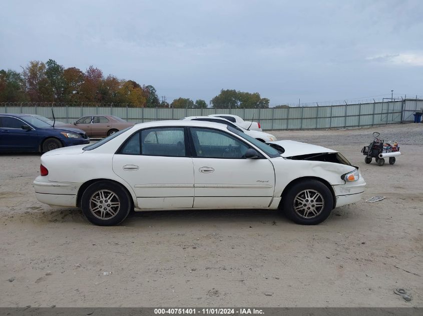 2001 Buick Regal Ls VIN: 2G4WB55K111174950 Lot: 40751401