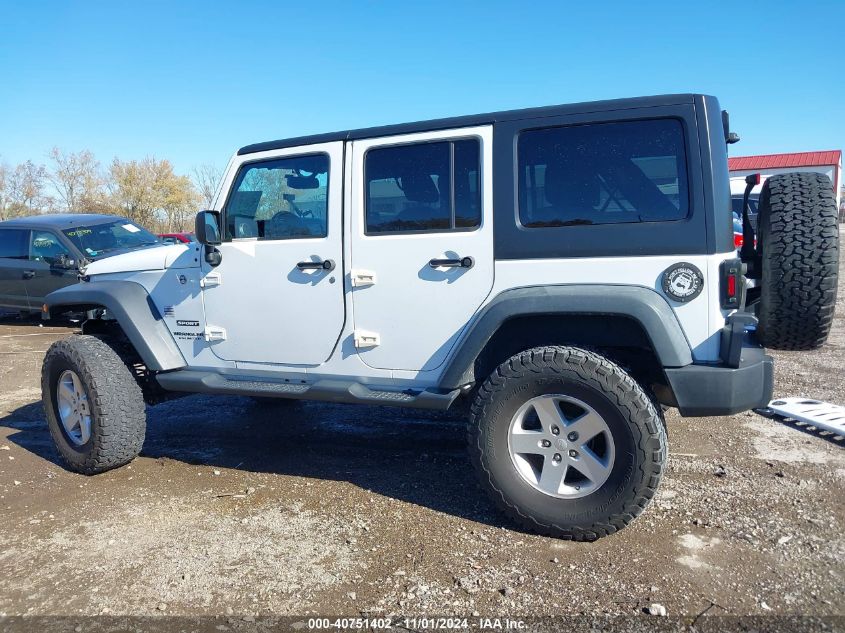 2015 Jeep Wrangler Unlimited Sport VIN: 1C4BJWDG2FL768098 Lot: 40751402