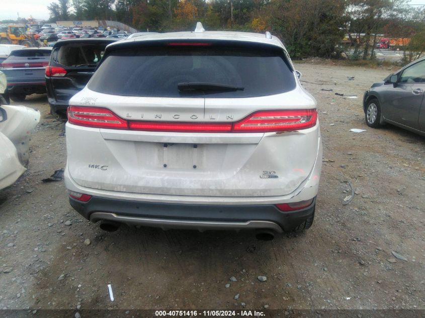 2016 Lincoln Mkc Premier VIN: 5LMCJ1C98GUJ19727 Lot: 40751416