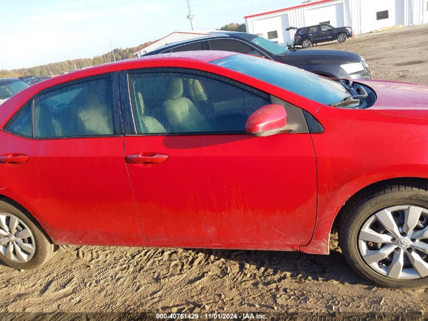 2015 Toyota Corolla Le VIN: 2T1BURHE4FC465705 Lot: 40751429