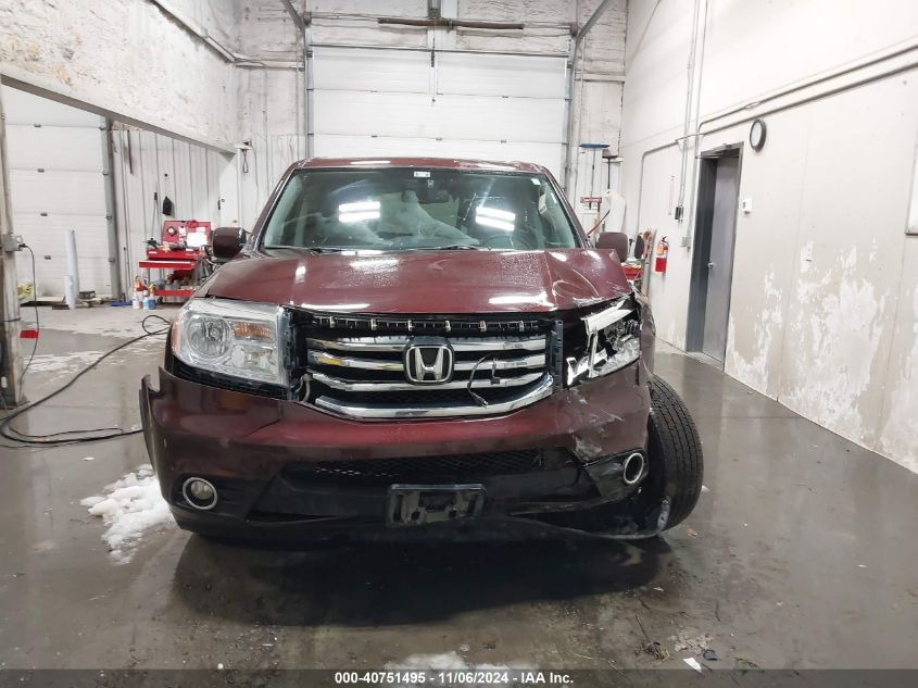 2013 Honda Pilot Ex-L VIN: 5FNYF4H56DB026635 Lot: 40751495