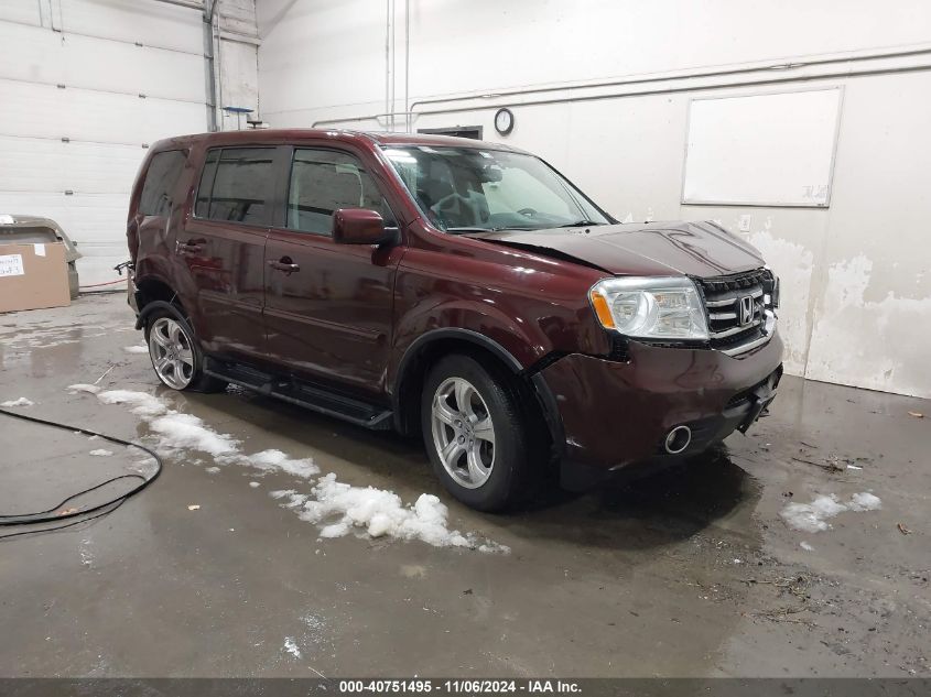 2013 Honda Pilot Ex-L VIN: 5FNYF4H56DB026635 Lot: 40751495