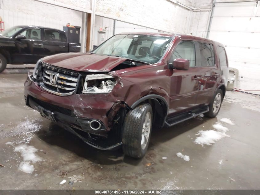 2013 Honda Pilot Ex-L VIN: 5FNYF4H56DB026635 Lot: 40751495