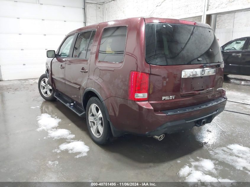 2013 Honda Pilot Ex-L VIN: 5FNYF4H56DB026635 Lot: 40751495