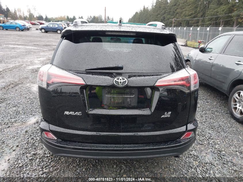 2016 Toyota Rav4 Le VIN: 2T3BFREV1GW478207 Lot: 40751523