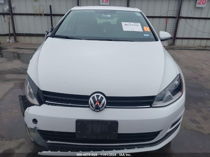 2015 Volkswagen Golf Tdi S 4-Door VIN: 3VWRA7AU3FM040669 Lot: 40751525