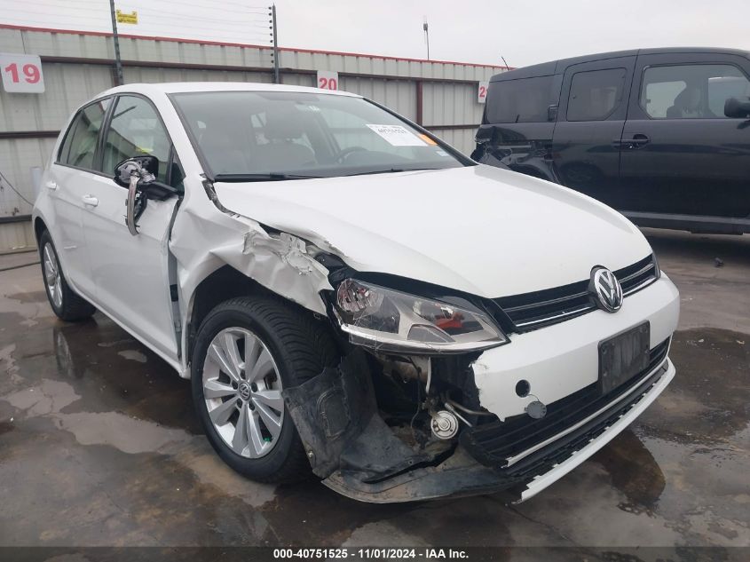 2015 Volkswagen Golf Tdi S 4-Door VIN: 3VWRA7AU3FM040669 Lot: 40751525