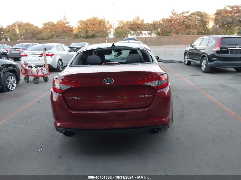 2012 Kia Optima Sx VIN: 5XXGR4A64CG045265 Lot: 40751532