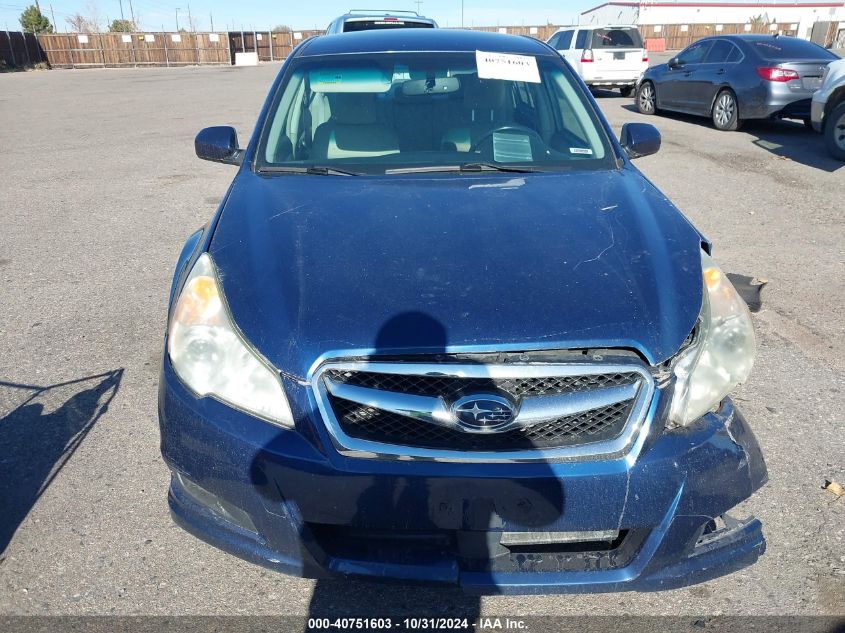 2011 Subaru Legacy 2.5I Premium VIN: 4S3BMBF6XB3215505 Lot: 40751603