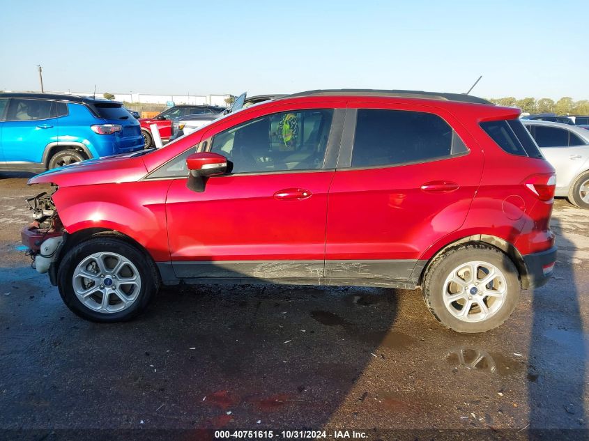 2020 Ford Ecosport Se VIN: MAJ3S2GE9LC362616 Lot: 40751615