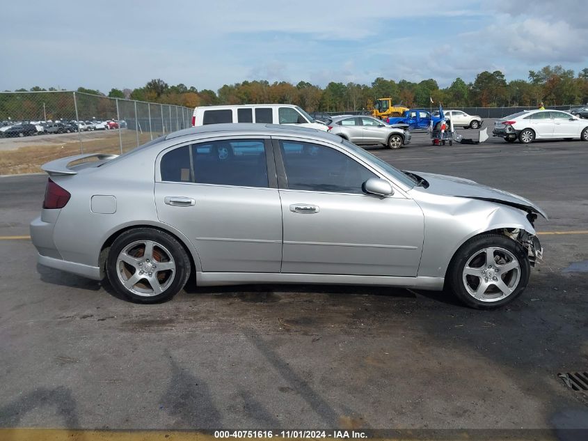 2003 Infiniti G35 Luxury Leather VIN: JNKCV51E33M333634 Lot: 40751616