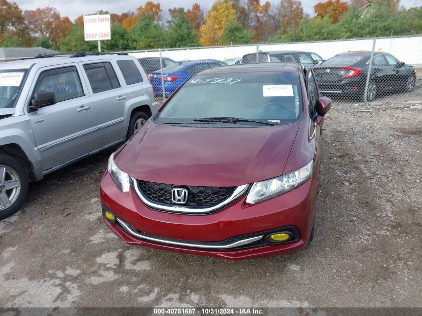 2014 Honda Civic Ex-L VIN: 2HGFB2F90EH547909 Lot: 40751687