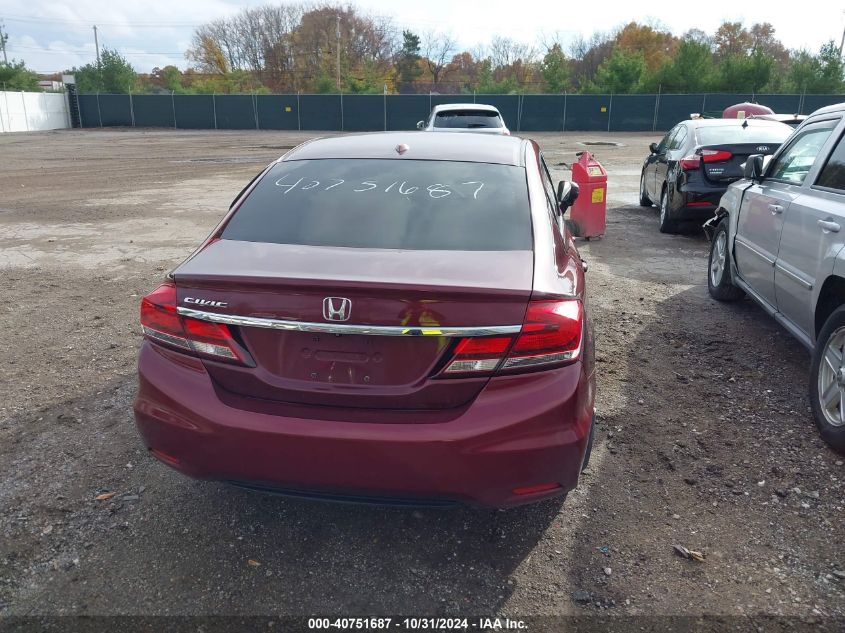 2014 Honda Civic Ex-L VIN: 2HGFB2F90EH547909 Lot: 40751687