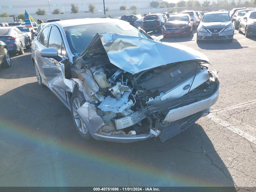 2017 Ford Fusion Hybrid S VIN: 3FA6P0UU4HR196609 Lot: 40751698