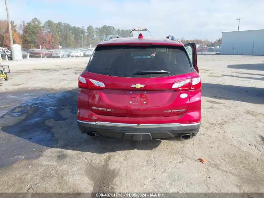 2020 Chevrolet Equinox Awd Premier 2.0L Turbo VIN: 2GNAXYEX0L6251981 Lot: 40751715