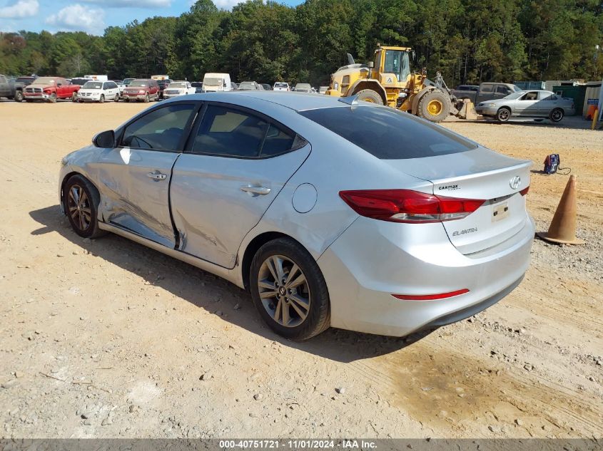 VIN 5NPD84LF8JH237048 2018 Hyundai Elantra, Value E... no.3