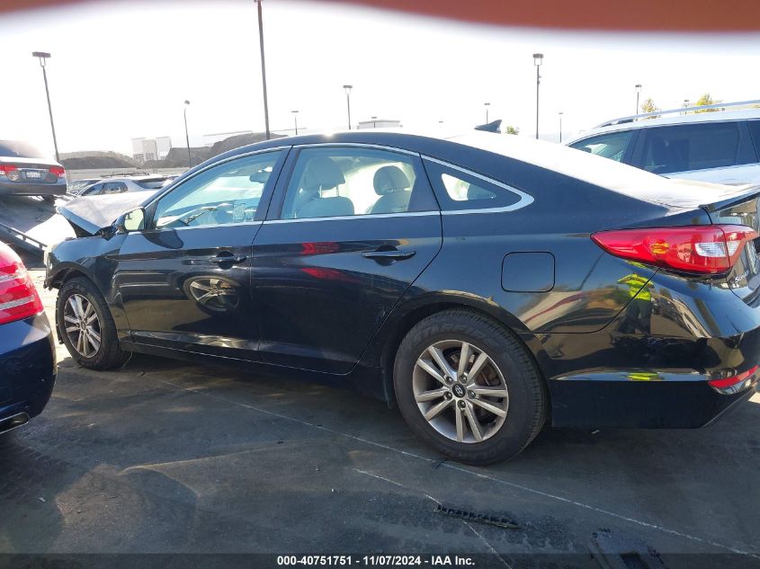 2017 Hyundai Sonata Se VIN: 5NPE24AF8HH578517 Lot: 40751751