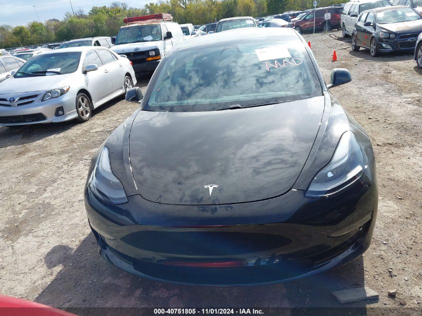 2021 Tesla Model 3 Standard Range Plus Rear-Wheel Drive VIN: 5YJ3E1EA1MF939963 Lot: 40751805