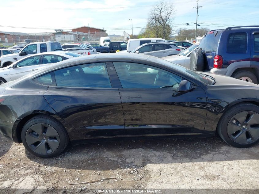 2021 Tesla Model 3 Standard Range Plus Rear-Wheel Drive VIN: 5YJ3E1EA1MF939963 Lot: 40751805