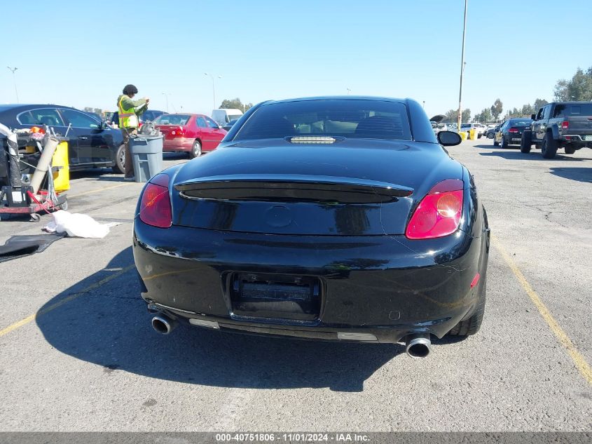 2003 Lexus Sc 430 VIN: JTHFN48Y130042628 Lot: 40751806