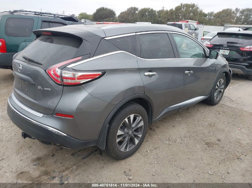 VIN 5N1AZ2MH8JN176090 2018 Nissan Murano, SL no.4