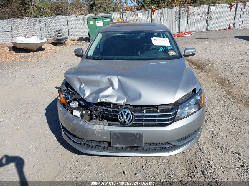 2013 Volkswagen Passat 2.5L Sel VIN: 1VWCP7A39DC017293 Lot: 40751815