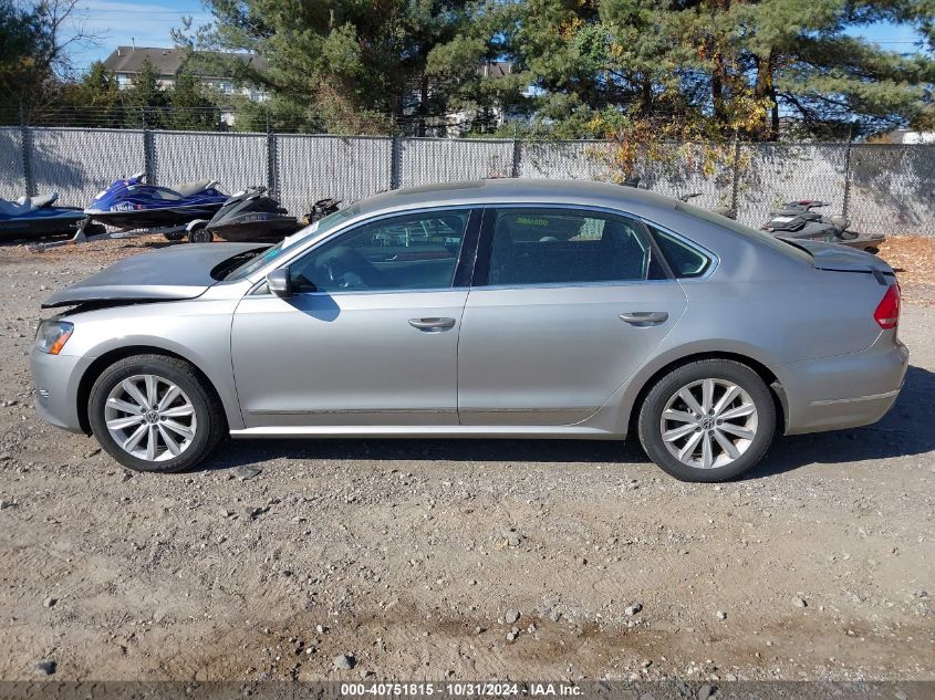 2013 VOLKSWAGEN PASSAT 2.5L SEL - 1VWCP7A39DC017293