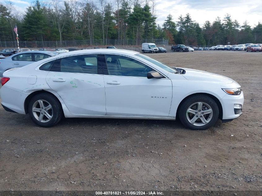 2020 Chevrolet Malibu Fwd Ls VIN: 1G1ZB5ST8LF077229 Lot: 40751821