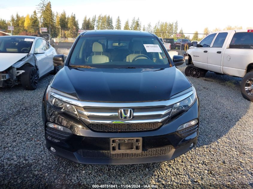 2017 Honda Pilot Ex-L VIN: 5FNYF6H74HB034042 Lot: 40751841