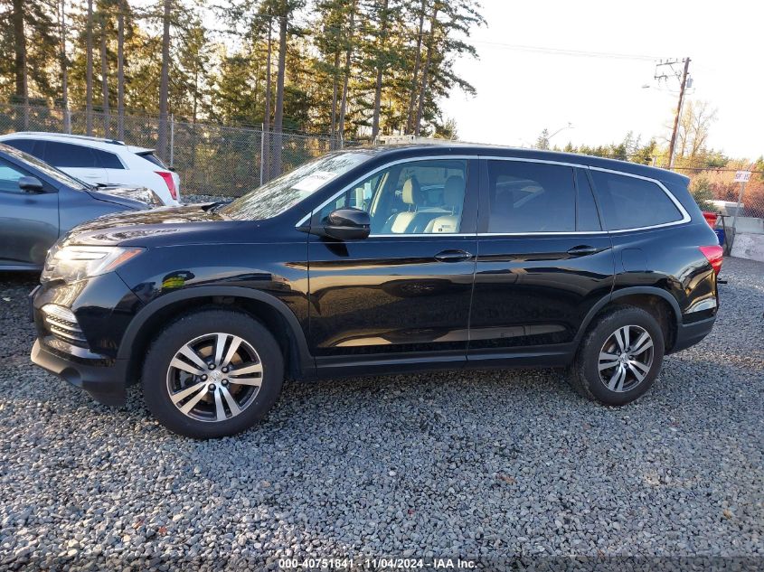 2017 Honda Pilot Ex-L VIN: 5FNYF6H74HB034042 Lot: 40751841