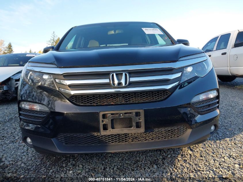 2017 Honda Pilot Ex-L VIN: 5FNYF6H74HB034042 Lot: 40751841