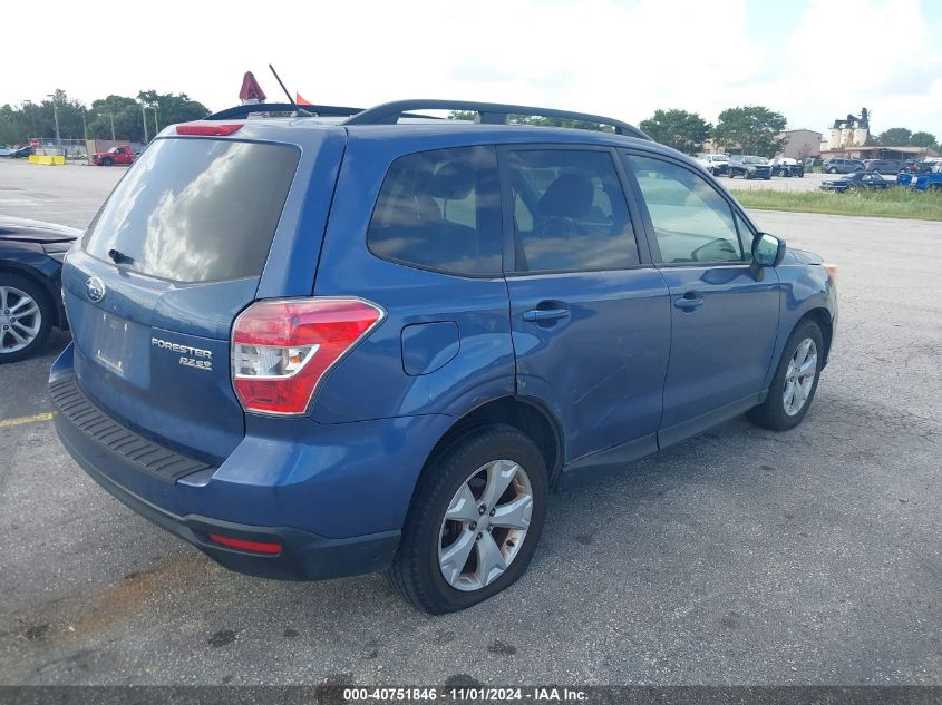 2014 Subaru Forester 2.5I Premium VIN: JF2SJAEC2EH522721 Lot: 40751846